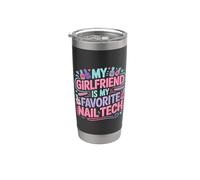 My Girlfriend is My Favorite Nail Tech - Stainless Steel Insulated Tumbler
