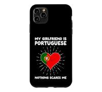 My Girlfriend Is Portuguese Nothing Scares Me Portugal Heart Case for iPhone 11 Pro Max