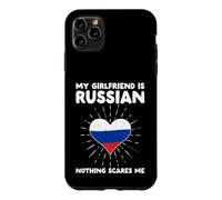 My Girlfriend Is Russian Nothing Scares Me - Russia Heart Case for iPhone 11 Pro Max
