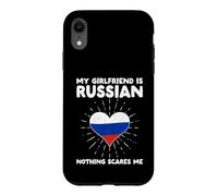My Girlfriend Is Russian Nothing Scares Me - Russia Heart Case for iPhone XR