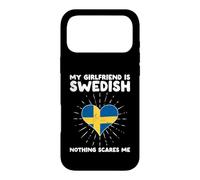 My Girlfriend Is Swedish Nothing Scares Me - Sweden Heart Case for iPhone 17 Pro Max