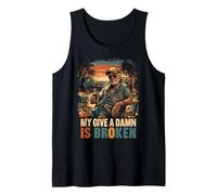 My Give A Damn is Broken Carefree Design Tank Top