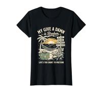 My Give A Damn is Broken Funny Retirement Saying Value Graphic T-Shirt