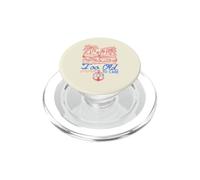 My Give A Damn is Broken Too Old to Care Club Retro Beach PopSockets PopGrip for MagSafe