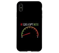 My Give a Sht Meter is Empty shirt funny Sarcastic Saying Case for iPhone XS Max