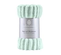 My Glamorous Place Ultra-Soft Fleece Blanket Throws for Sofa - Lightweight, Cozy, and Warm Blankets and Throws - Premium Plush Microfiber, All-Season Use (Duck Egg, 200 * 200 cm)