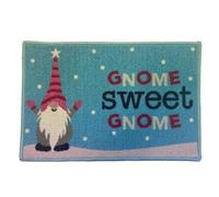 My Glamorous Place Washable Doormat (Blue Gnome Sweet Gnome)