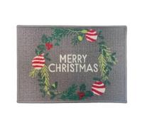 My Glamorous Place Washable Doormat (Grey Merry Christmas)