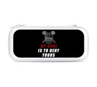 My Goal is to Deny Yours Lacrosse Carry Case for Switch Carrying Cover Storage Bag Protective Accessories Travel White-Style