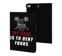 MY GOAL IS TO DENY YOURS LACROSSE Case Compatible for ipad Mini 1/2/3/4/5 (7.9in) Tablet Cases Stand Protective Cover with Sleep/Wake