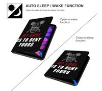 MY GOAL IS TO DENY YOURS LACROSSE Case Compatible for ipad Mini6 (8.3in) Tablet Cases Stand Protective Cover with Sleep/Wake