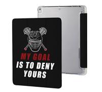 MY GOAL IS TO DENY YOURS LACROSSE Case Compatible for IPAD Pro (10.5in) /IPAD Air3(10.5in) Tablet Cases Protective Stand Cover