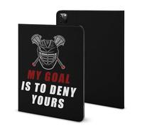 MY GOAL IS TO DENY YOURS LACROSSE Case Compatible for IPAD Pro 2020 （11in） Tablet Cases Cover with Pencil Holder Auto Wake/Sleep