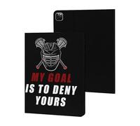 MY GOAL IS TO DENY YOURS LACROSSE Case Compatible for iPad Pro 2020/2021/2022 (12.9in) Tablet Cases Stand Protective Cover with Sleep/Wake