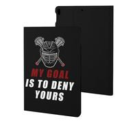 MY GOAL IS TO DENY YOURS LACROSSE Case Compatible for ipad Pro/ipad Air3(10.5in) Tablet Cases Stand Protective Cover with Sleep/Wake