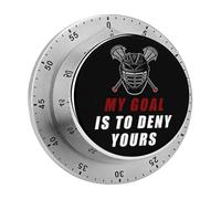 MY GOAL IS TO DENY YOURS LACROSSE Kitchen Timer for Home Study Cooking