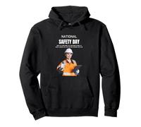 My Goal Stay Safe | Safety First | National Safety Day Gift Pullover Hoodie