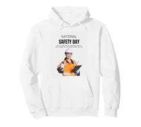 My Goal Stay Safe | Safety First | National Safety Day Gift Pullover Hoodie
