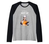 My Goal Stay Safe | Safety First | National Safety Day Gift Raglan Baseball Tee