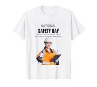 My Goal Stay Safe | Safety First | National Safety Day Gift T-Shirt