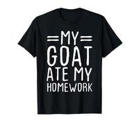 My Goat Ate My Homework Funny Animal Lover Gift T-Shirt