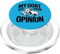 My Goat Ate Your Opinion Antisocial Sarcastic Attitude PopSockets PopGrip for MagSafe