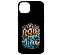 My God is an Awesome God Inspirational Christian Apparel Case for iPhone 14 Plus
