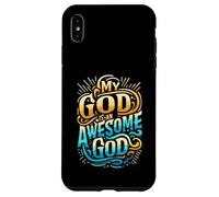 My God is an Awesome God Inspirational Christian Apparel Case for iPhone XS Max