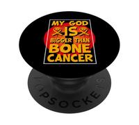 My God is Bigger than Bone Cancer PopSockets Adhesive PopGrip