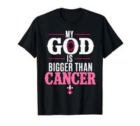 My God is Bigger Than Cancer Breast Cancer Awareness Value Graphic T-Shirt