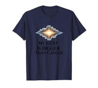 My God is Bigger Than Cancer Faith and Light Symbolism T-Shirt