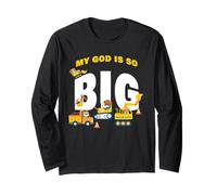 My GOD is So Big - Construction Kids Christian Faith Animals Long Sleeve T-Shirt