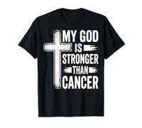 My God is Stronger Than Cancer Faith Awareness Hope T-Shirt