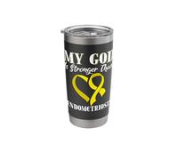 My God is Stronger Than Endometriosis Stainless Steel Insulated Tumbler
