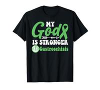 My God is Stronger Than Gastroschisis Awareness Warrior T-Shirt