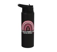 My God is Stronger Than Multiple Myeloma Stainless Steel Insulated Water Bottle