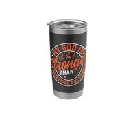 My God is Stronger Than Multiple Sclerosis Stainless Steel Insulated Tumbler