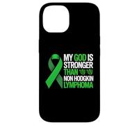 My God Is Stronger Than Non-Hodgkin Lymphoma Awareness Case for iPhone 14