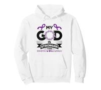 My God is stronger the Hodgkinson, spiritual quote Pullover Hoodie