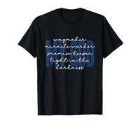 My God Waymaker Miracle Light in The Darkness Christian T-Shirt