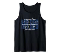 My God Waymaker Miracle Light in The Darkness Christian Tank Top