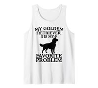 My Golden Retriever is My Favorite Problem Tank Top