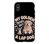 My Golden Thinks He's a Lap Dog Retriever Dog Lover Case for iPhone X/XS