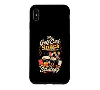 My Golf Cart Snack Strategy Golfer Case for iPhone XS Max