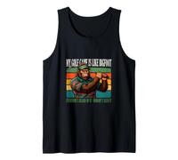 My Golf Game is Like Sasquatch Retro Golf Joke Tank Top