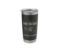 My Golf Swing is Top Secret Not Even I Know Golf Humor Stainless Steel Insulated Tumbler