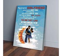 My Gorgeous Girlfriend I May Not Get To See You Black Couple Canvas Prints