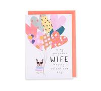My Gorgeous Wife Doggo Hearts You Valentine's Day Contemporary Greeting Card