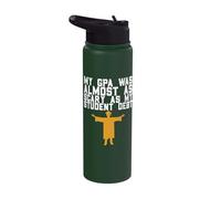 My GPA was Almost as Scary as My Student Debt Stainless Steel Insulated Water Bottle