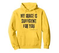 My Grace Is Sufficient for You 2 Corinthians 12:9 Faith Pullover Hoodie